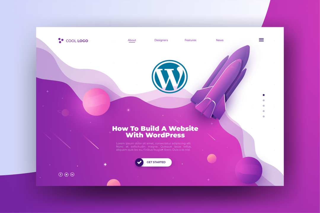 How to build a simple website on WordPress